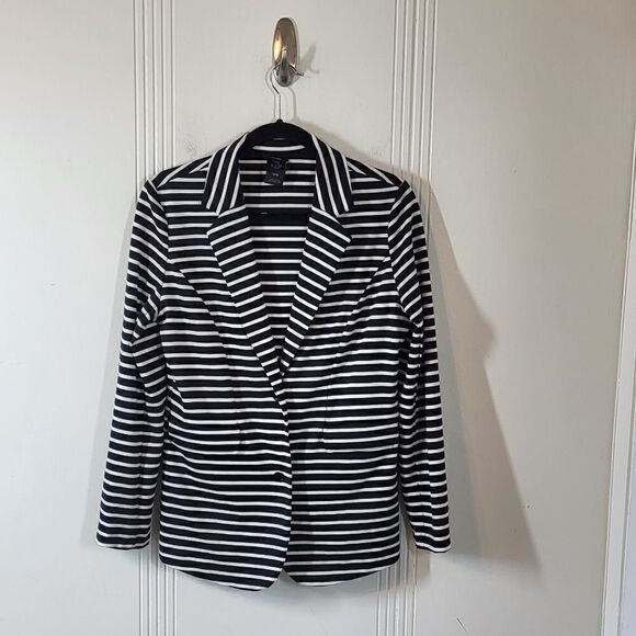 Mossimo Black & White  Striped Jacket - Picture 1 of 7